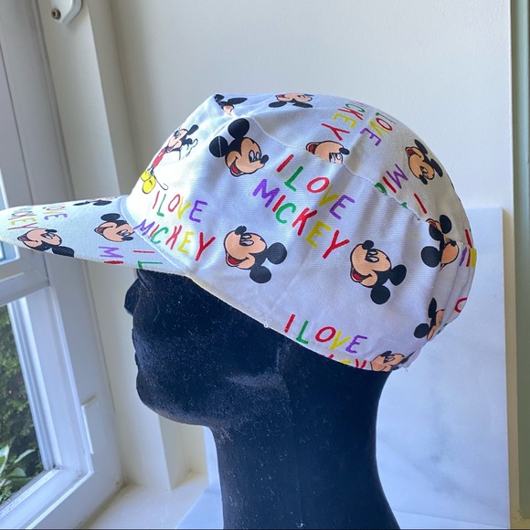 Vintage 1980s Disney I Love Mickey Mouse Baseball Cap - Picture 2 of 7